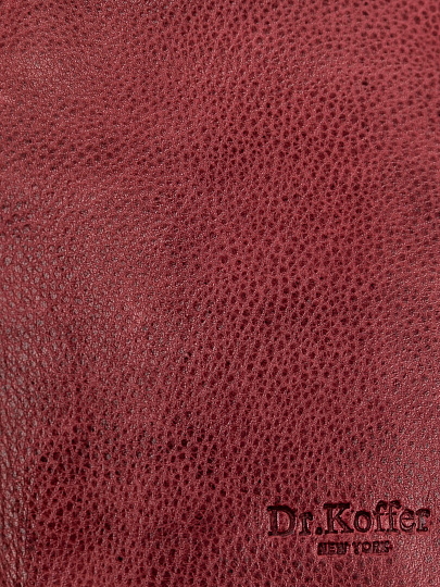 Портмоне Dr.Koffer из натуральной кожи бордовое