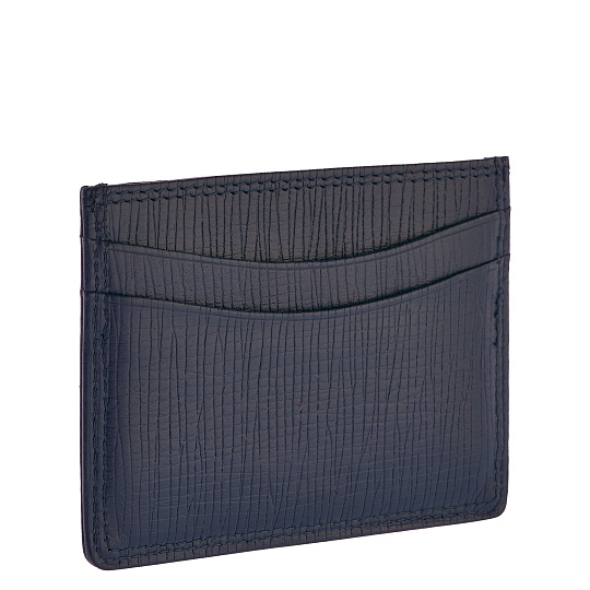 Кредитница Dr.Koffer из натуральной кожи синяя