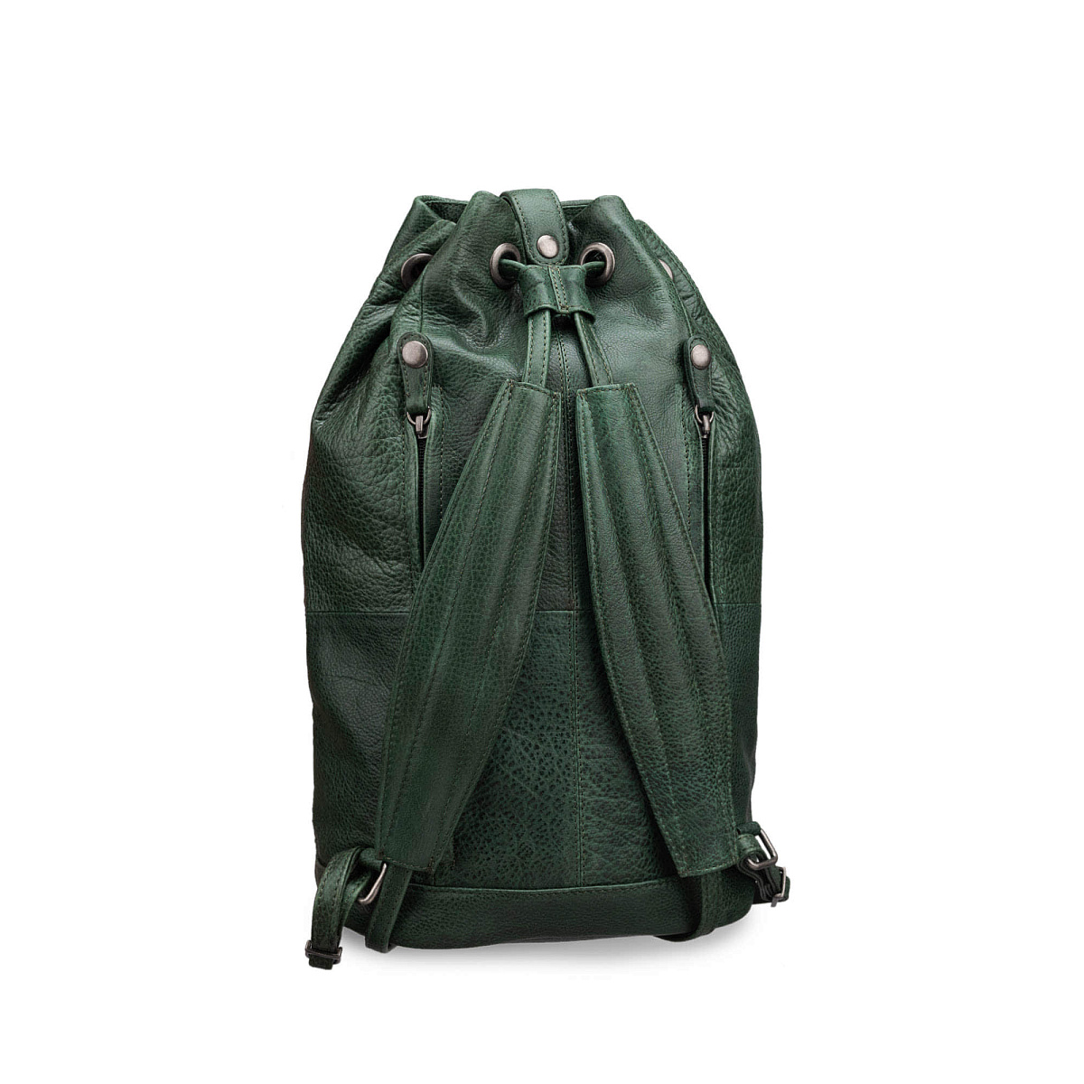 Рюкзак Dr.Koffer из натуральной кожи зеленый