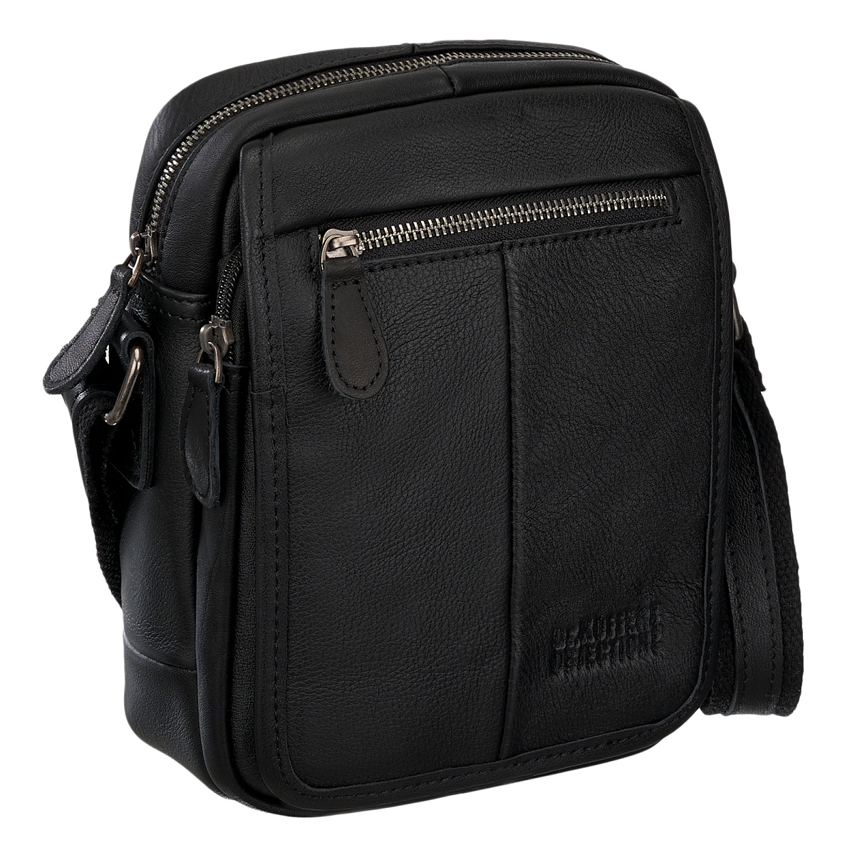 Сумка через плечо Dr.Koffer из натуральной кожи черная