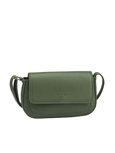 Женская сумка Dr.Koffer из натуральной кожи зеленая