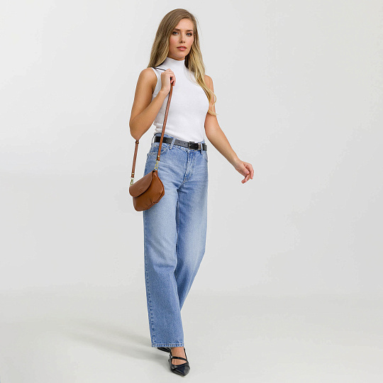 Женская сумка Dr. Koffer из натуральной кожи коричневая