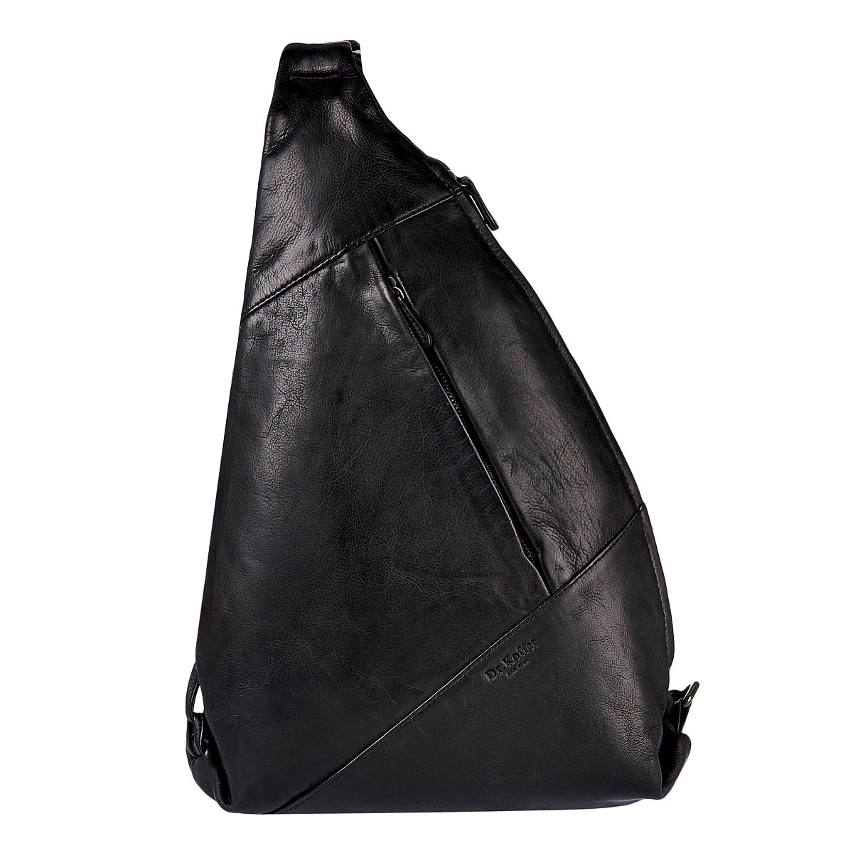 Рюкзак Dr.Koffer из натуральной кожи черный