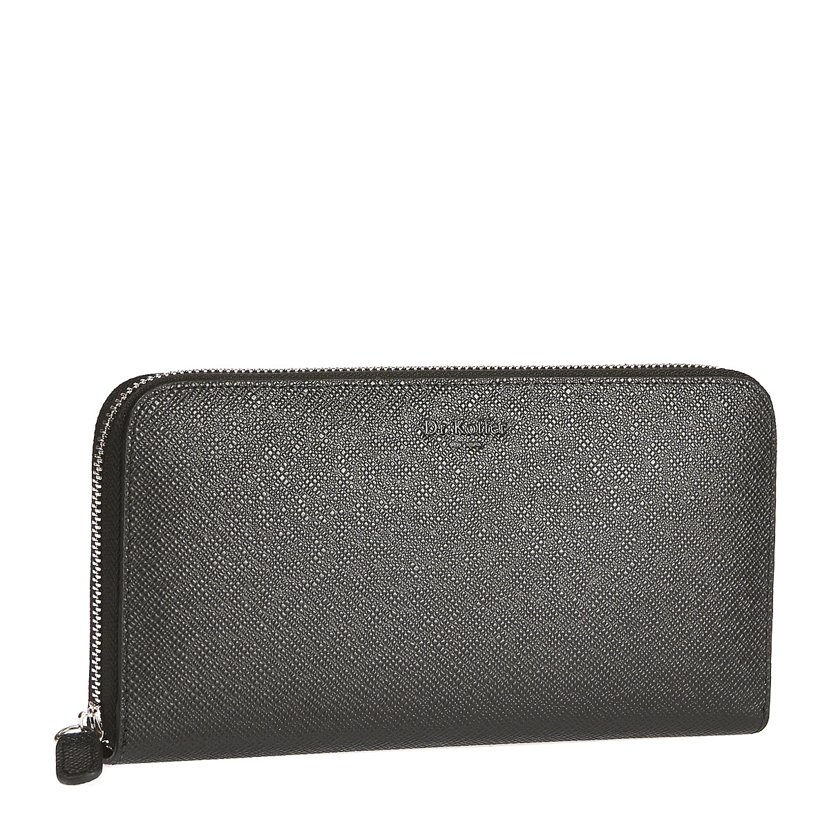 Портмоне Dr.Koffer из натуральной кожи черное