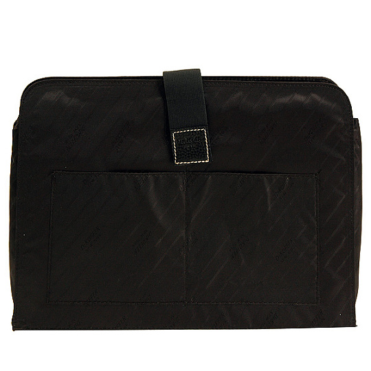 Сумка через плечо Dr.Koffer из натуральной кожи черная