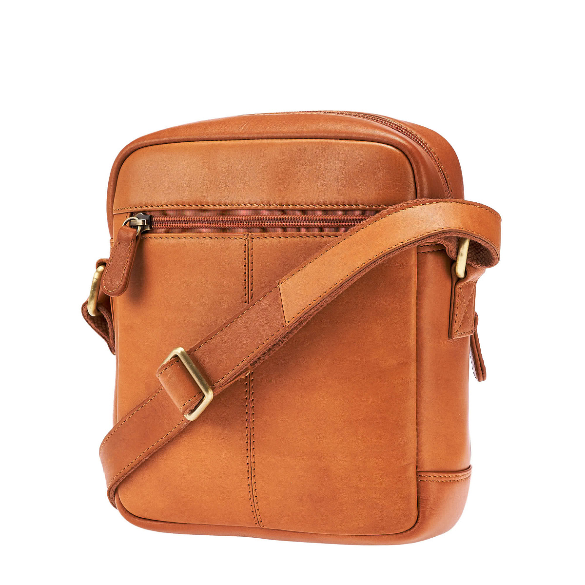 Сумка через плечо Dr.Koffer из натуральной кожи коричневая