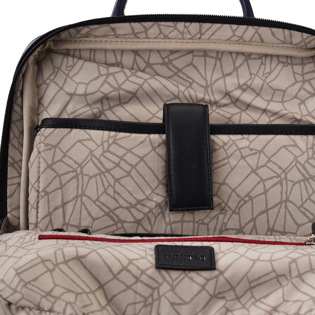 Рюкзак Dr.Koffer из натуральной кожи синий