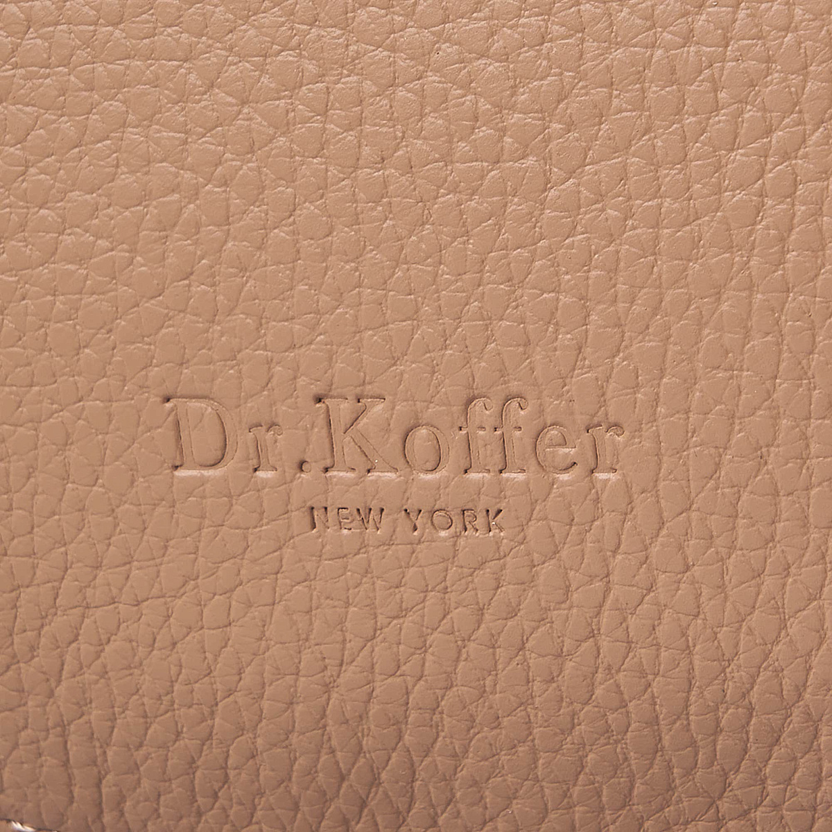 Женская сумка Dr. Koffer из натуральной кожи коричневая