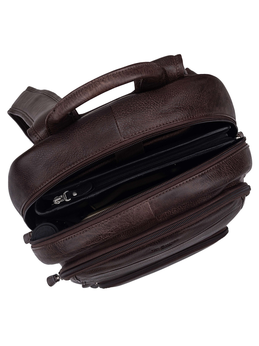 Рюкзак Dr. Koffer из натуральной кожи коричневый