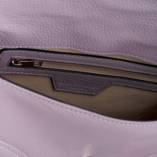 Женская сумка Dr. Koffer из натуральной кожи фиолетовая