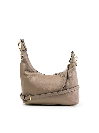 Женская сумка Dr.Koffer из натуральной кожи светло-бежевая