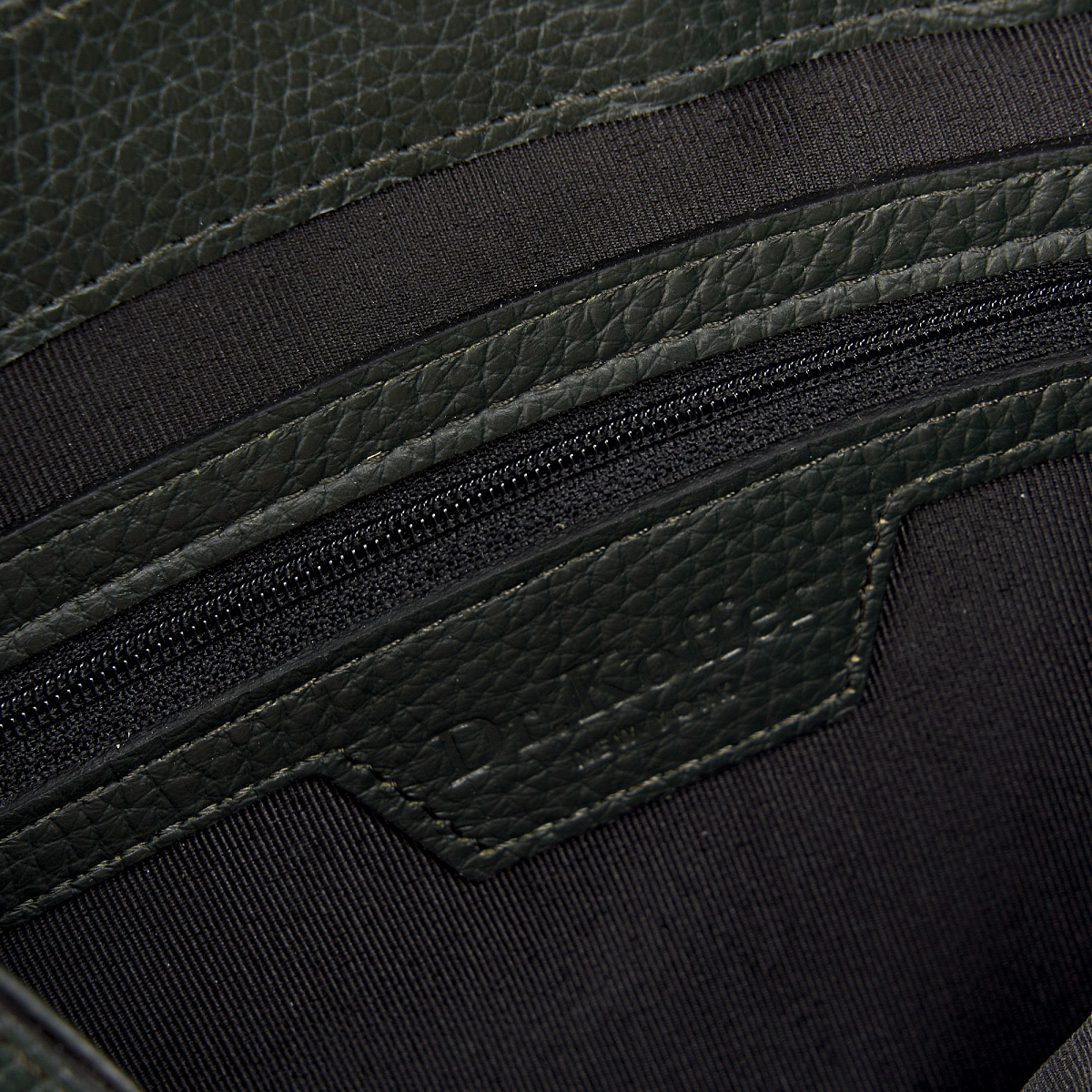 Женская сумка Dr. Koffer из натуральной кожи зеленая