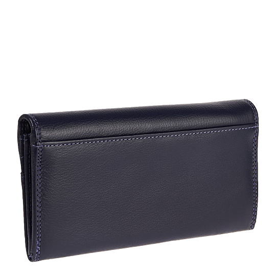 Портмоне Dr.Koffer из натуральной кожи фиолетовое