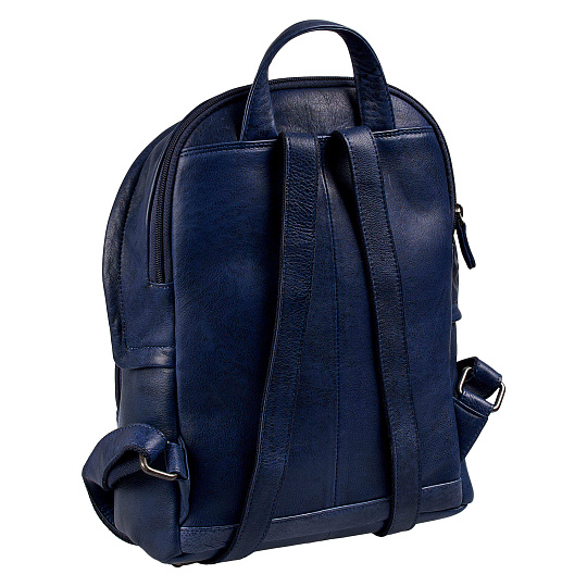 Рюкзак Dr.Koffer из натуральной кожи синий