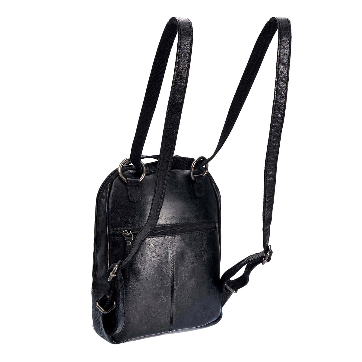 Рюкзак Dr.Koffer из натуральной кожи черный