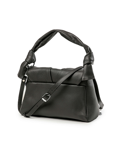 Женская сумка Dr.Koffer из натуральной кожи серая