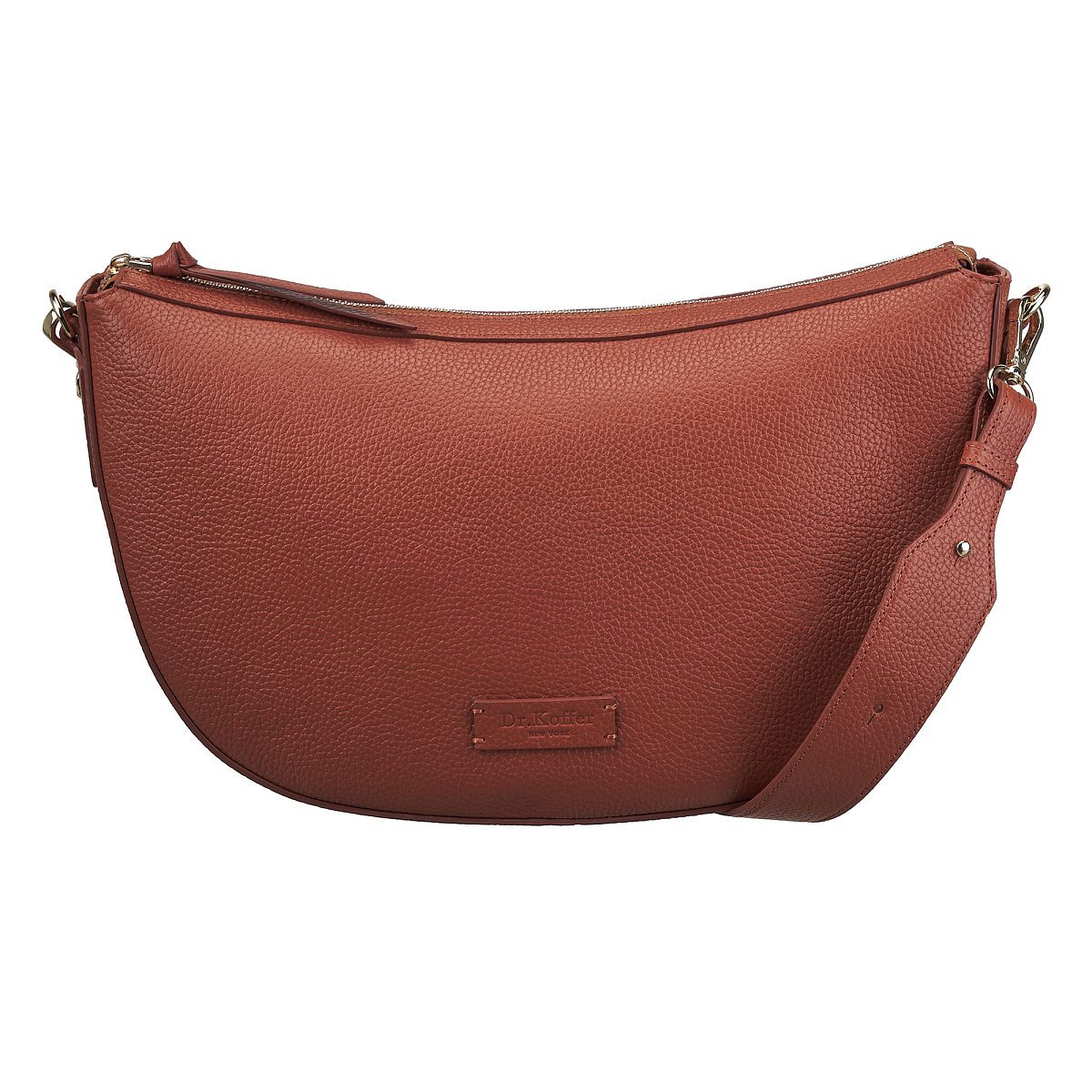 Женская сумка  Dr. Koffer из натуральной кожи оранжевая