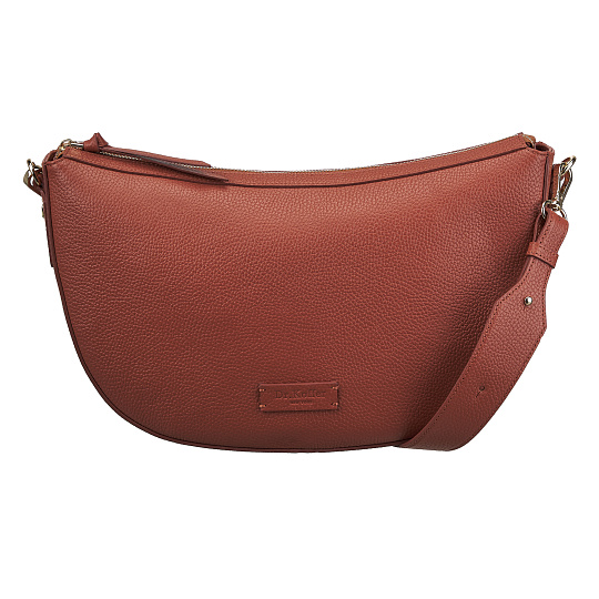 Женская сумка  Dr. Koffer из натуральной кожи оранжевая
