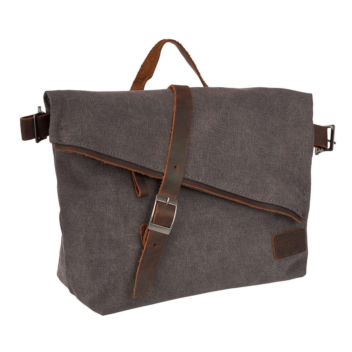 Сумка через плечо Dr.Koffer из канваса и натуральной кожи