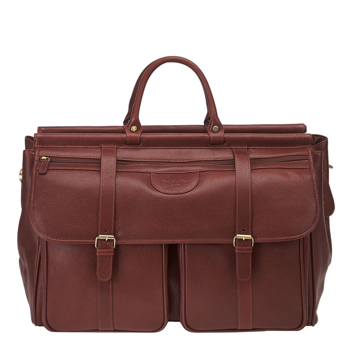 Сумка дорожная саквояж Dr.Koffer из натуральной кожи