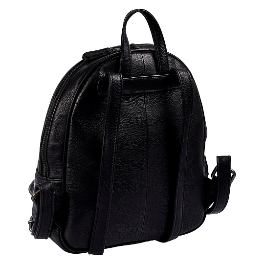 Рюкзак Dr.Koffer из натуральной кожи черный