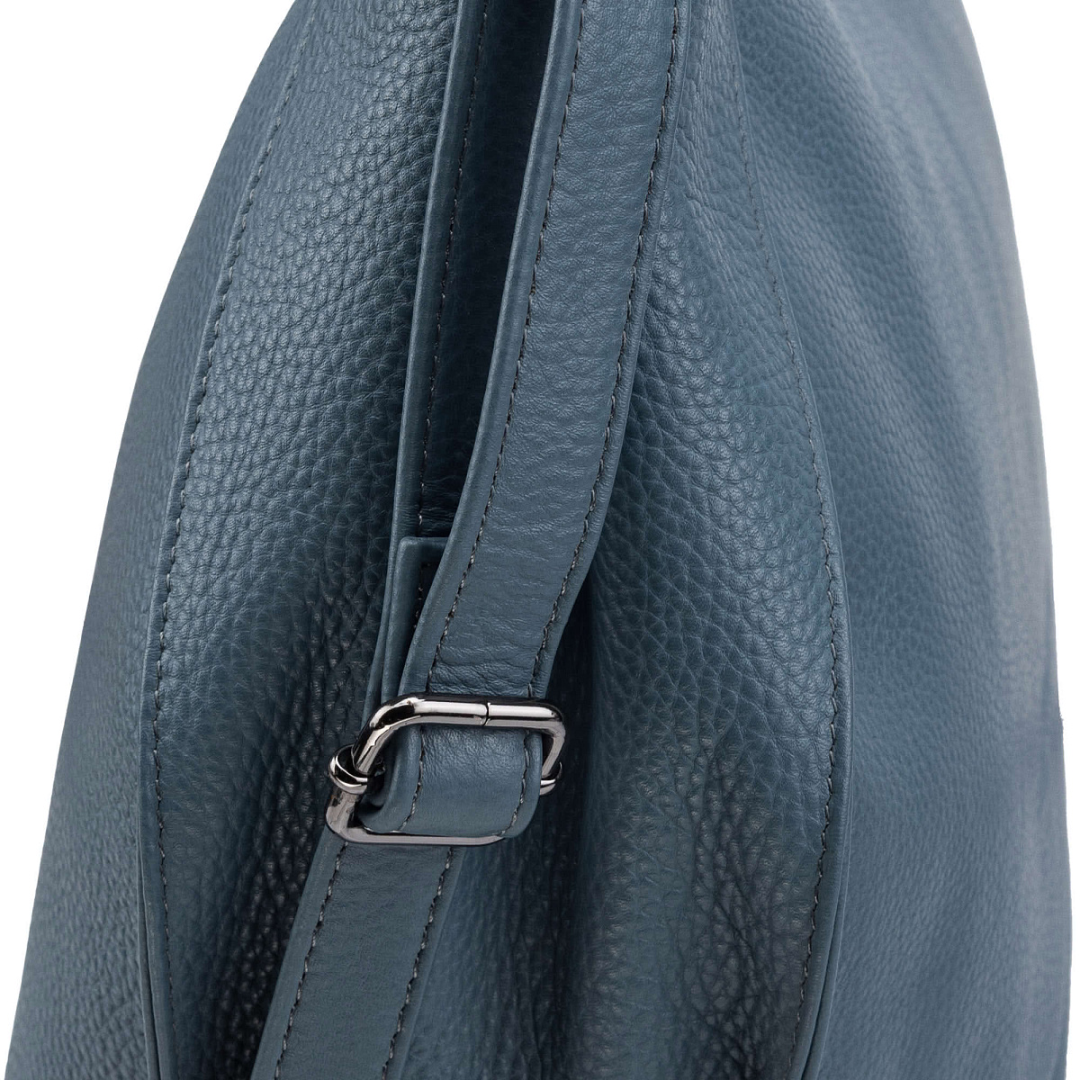 Женская сумка Dr.Koffer из натуральной кожи голубая