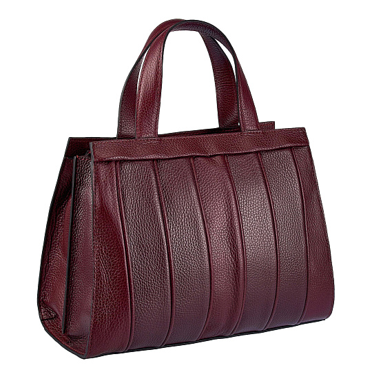 Женская сумка Dr. Koffer из натуральной кожи бордовая