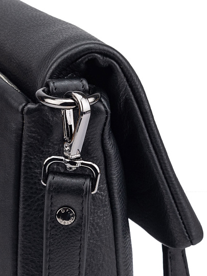 Женская сумка Dr.Koffer из натуральной кожи черная