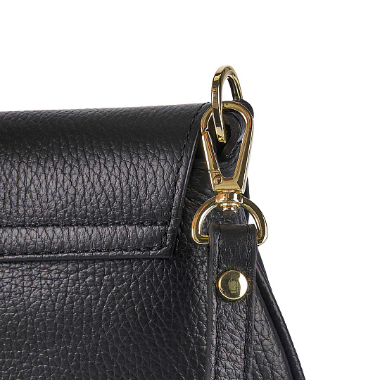 Женская сумка Dr. Koffer из натуральной кожи черная