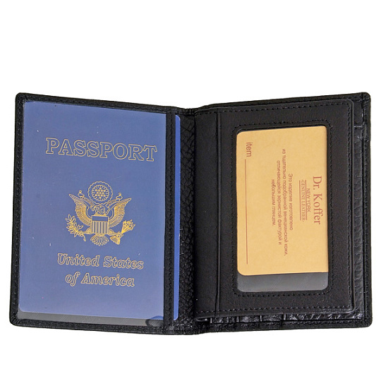 Обложка для автодокументов из натуральной кожи Dr. Koffer