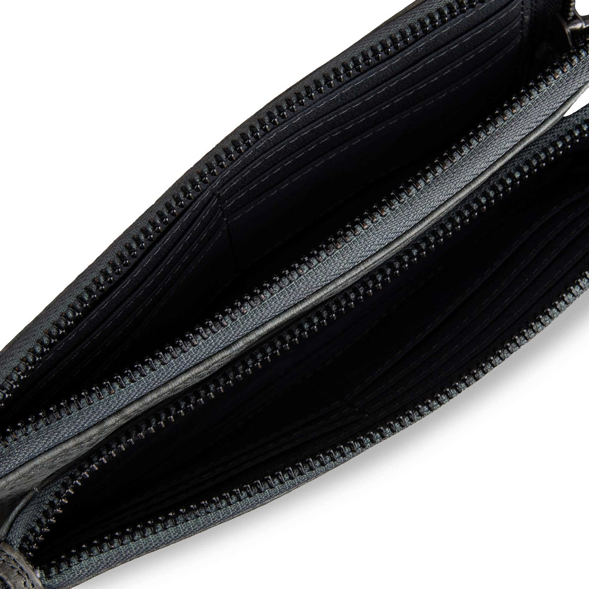 Портмоне Dr.Koffer из натуральной кожи серое