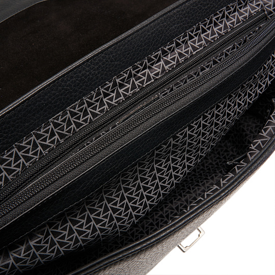 Портфель Dr.Koffer из натуральной кожи черный