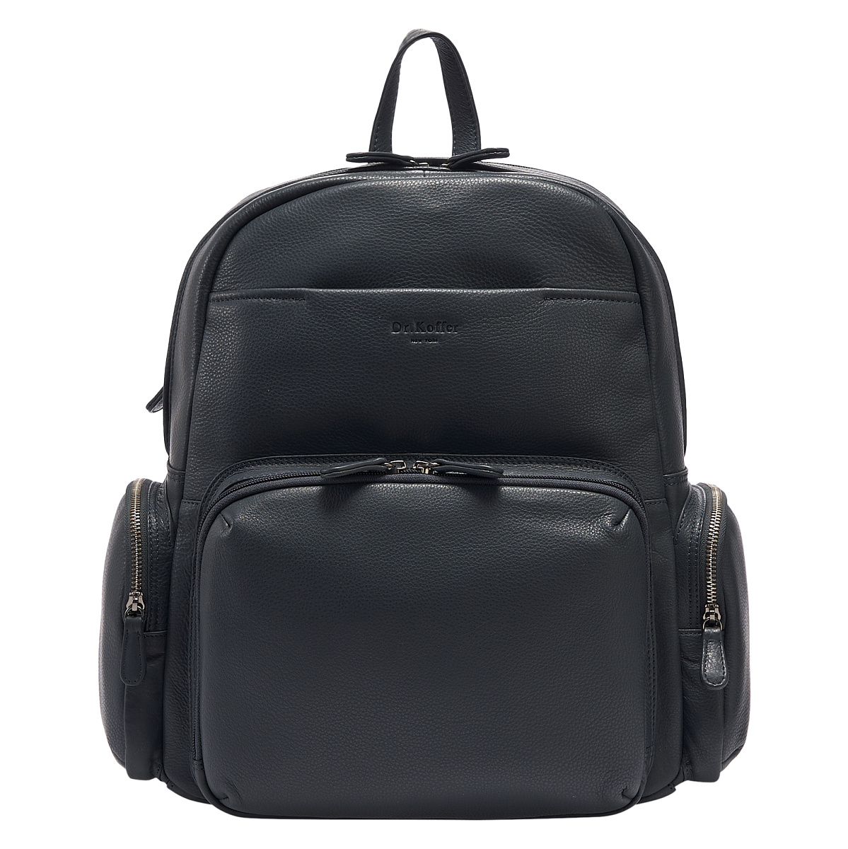 Рюкзак Dr.Koffer из натуральной кожи синий