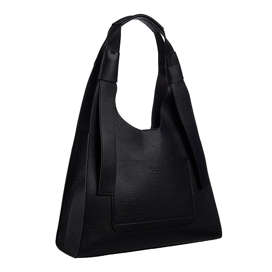 Женская сумка Dr. Koffer из натуральной кожи черная