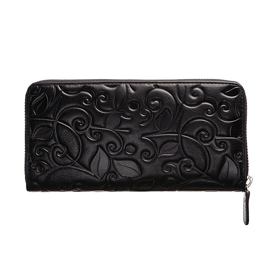 Портмоне Dr.Koffer из натуральной кожи черное