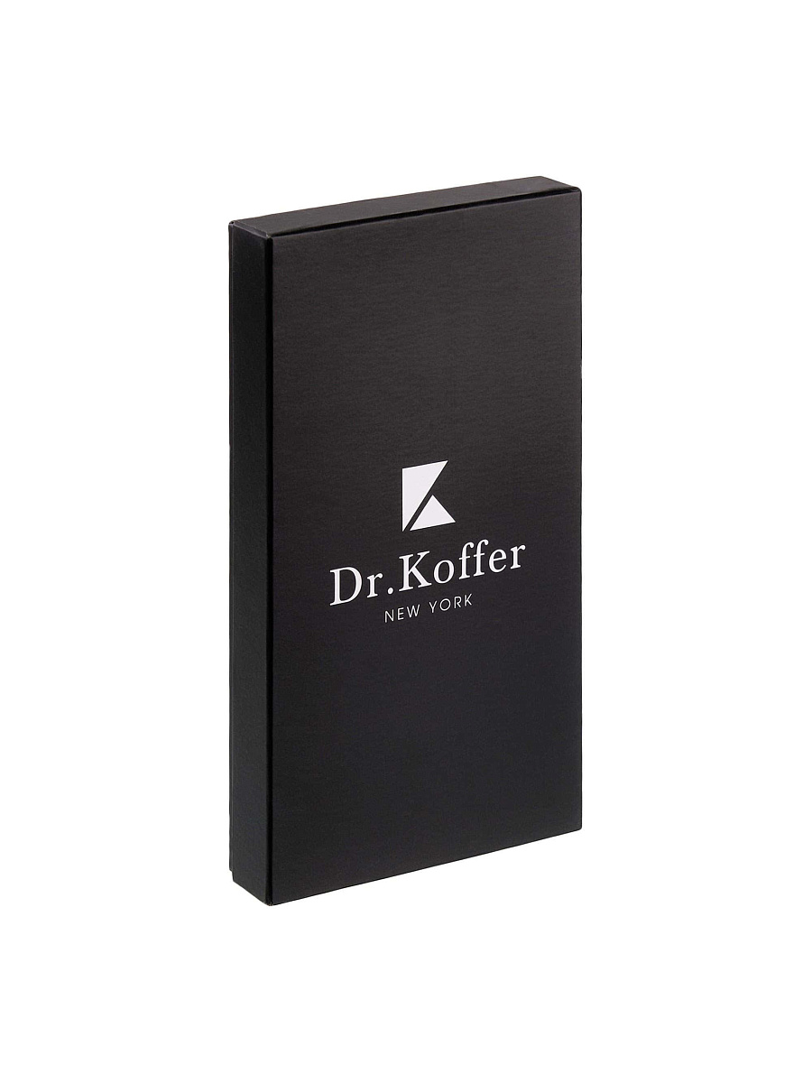 Портмоне Dr.Koffer из натуральной кожи черное