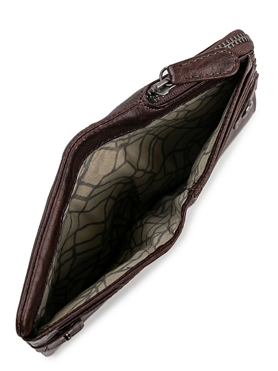 Портмоне Dr.Koffer из натуральной кожи коричневое