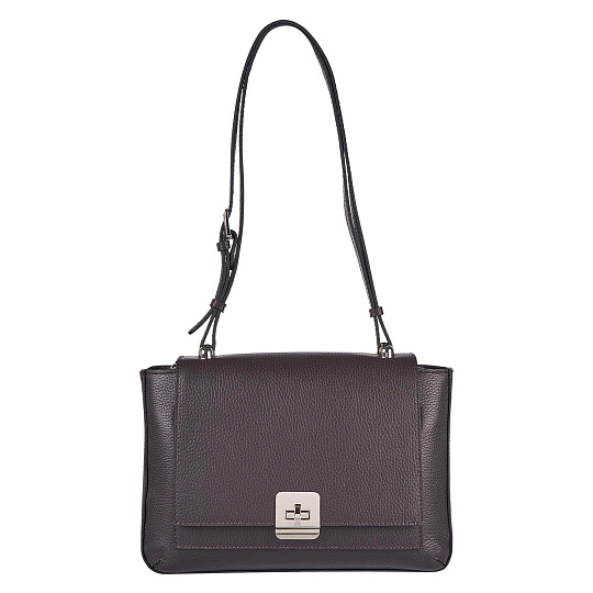 Женская сумка Dr. Koffer из натуральной кожи коричневая