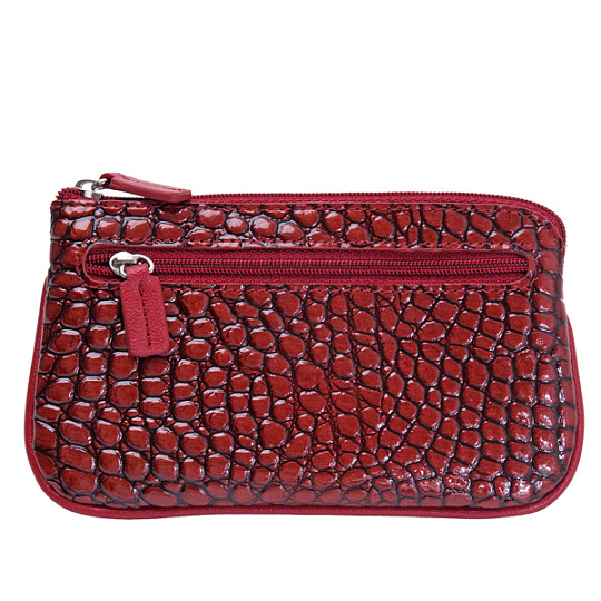 Вместительная ключница из тисненой глянцевой кожи Dr.Koffer X510209-24-03