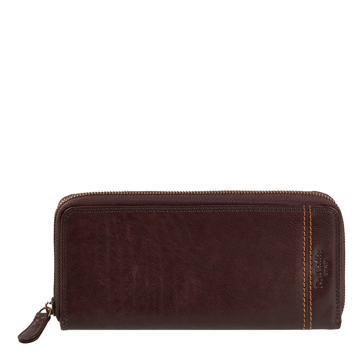 Портмоне Dr.Koffer из натуральной кожи коричневое