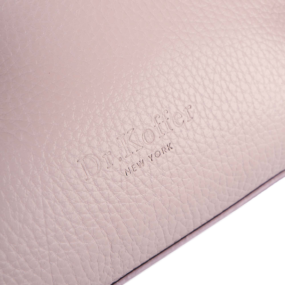 Женская сумка Dr. Koffer из натуральной кожи розовая