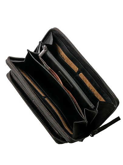 Портмоне Dr.Koffer из натуральной кожи синее