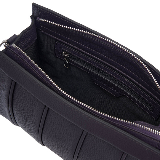 Женская сумка Dr. Koffer из натуральной кожи фиолетовая