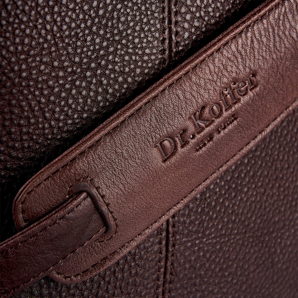 Сумка планшет Dr.Koffer из натуральной кожи коричневый