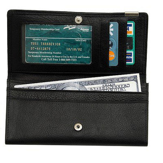 Кошелек Dr.Koffer из натуральной кожи черный