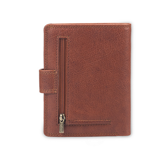 Обложка  из натуральной кожи коричневая