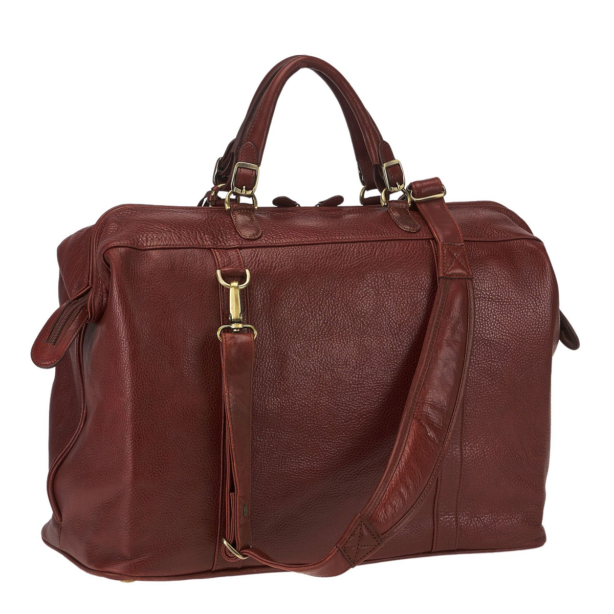 Сумка дорожная саквояж Dr.Koffer из натуральной кожи