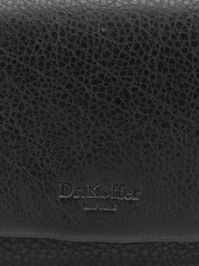 Кошелек Dr.Koffer из натуральной кожи черный