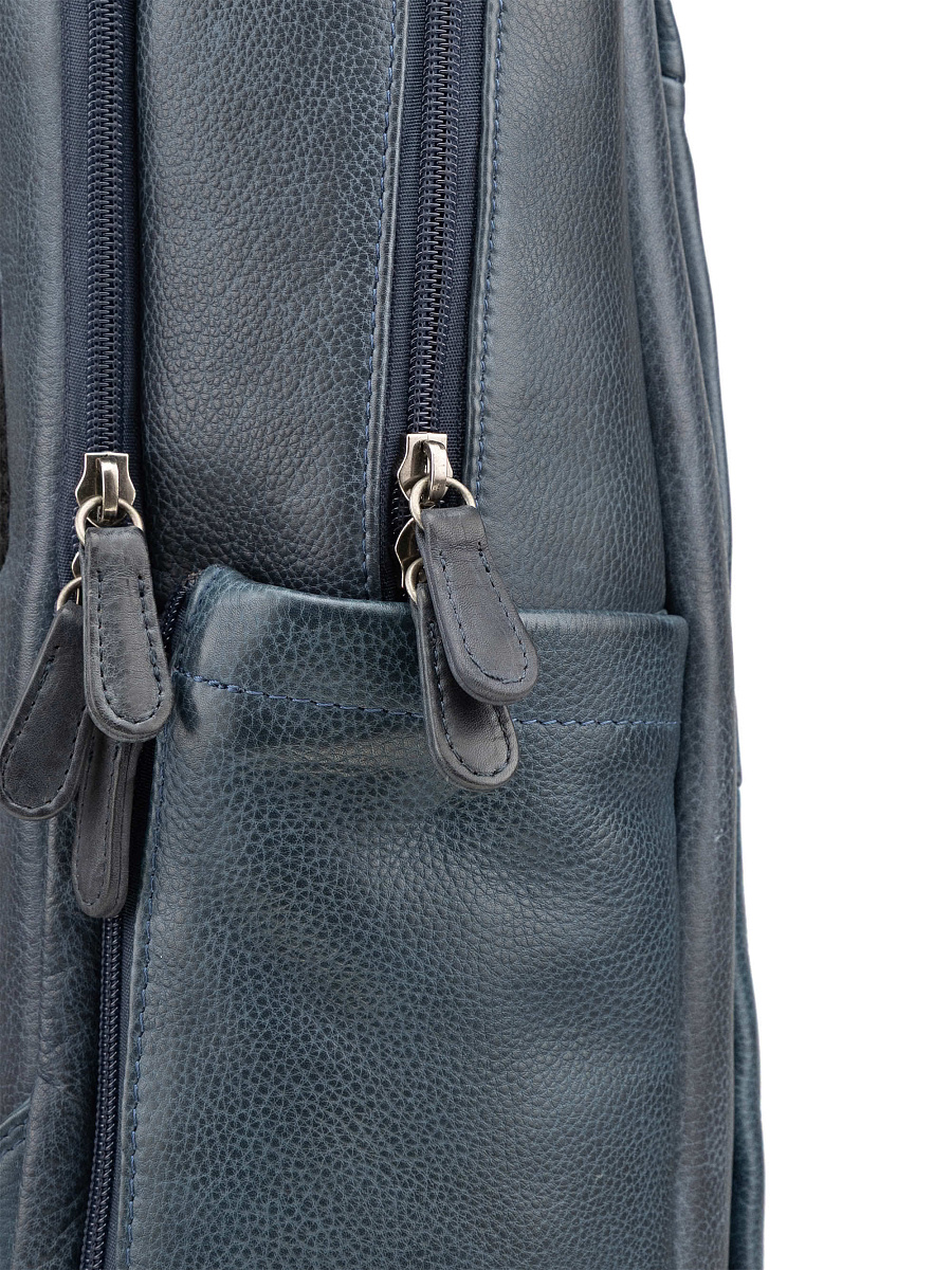 Рюкзак Dr. Koffer из натуральной кожи синий