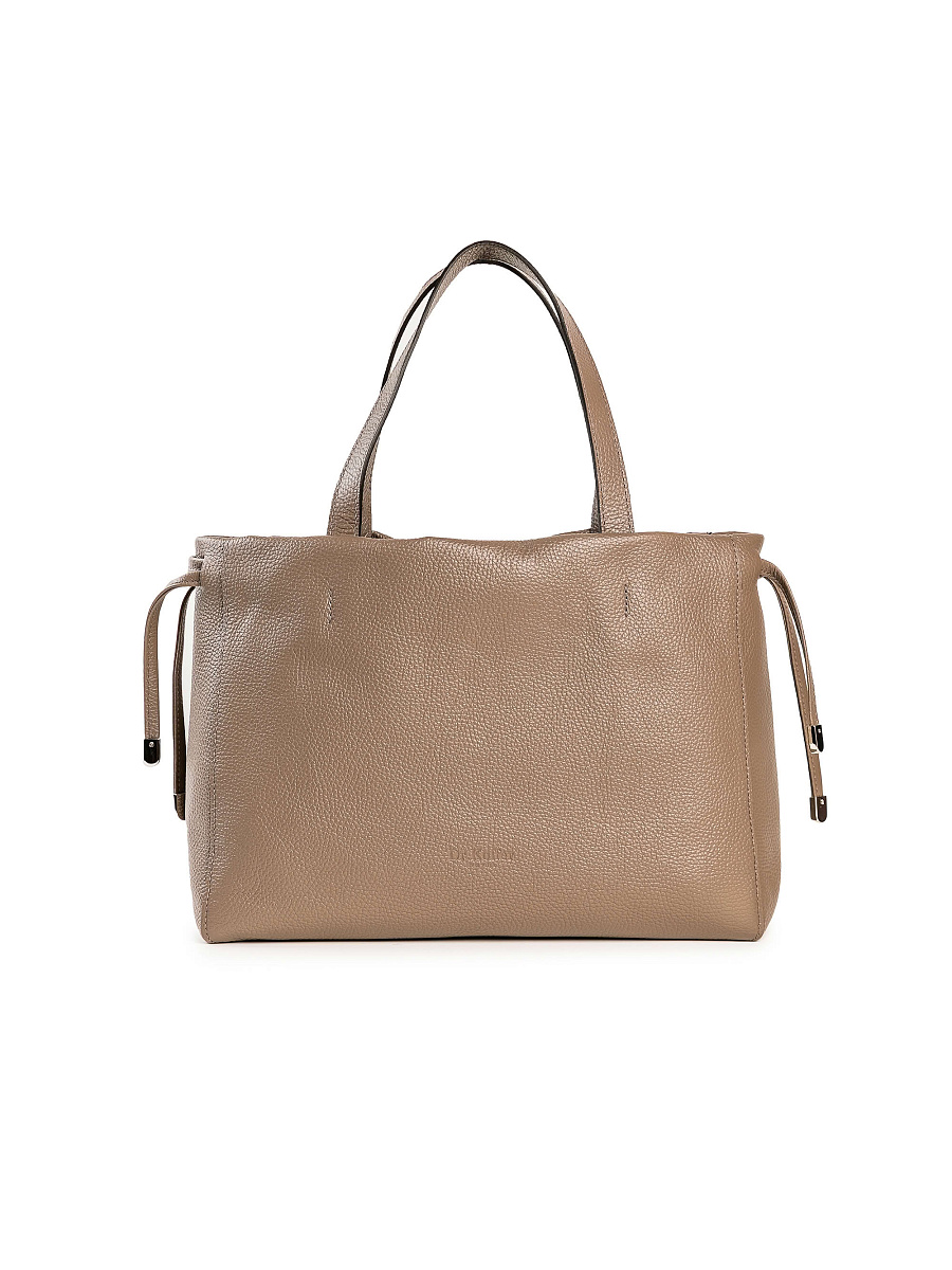 Женская сумка Dr. Koffer из натуральной кожи коричневая